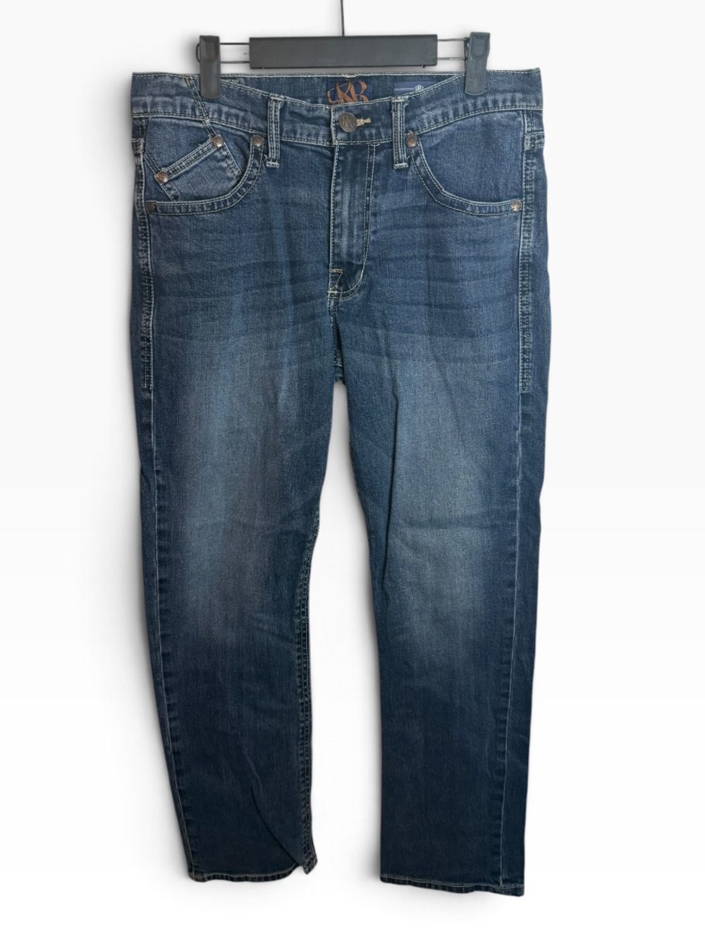 Rock & Republic Men’s Neil Embroidered Pocket Straight Leg Jeans